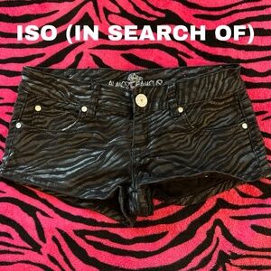 Black small shorts (size 3-5)!!